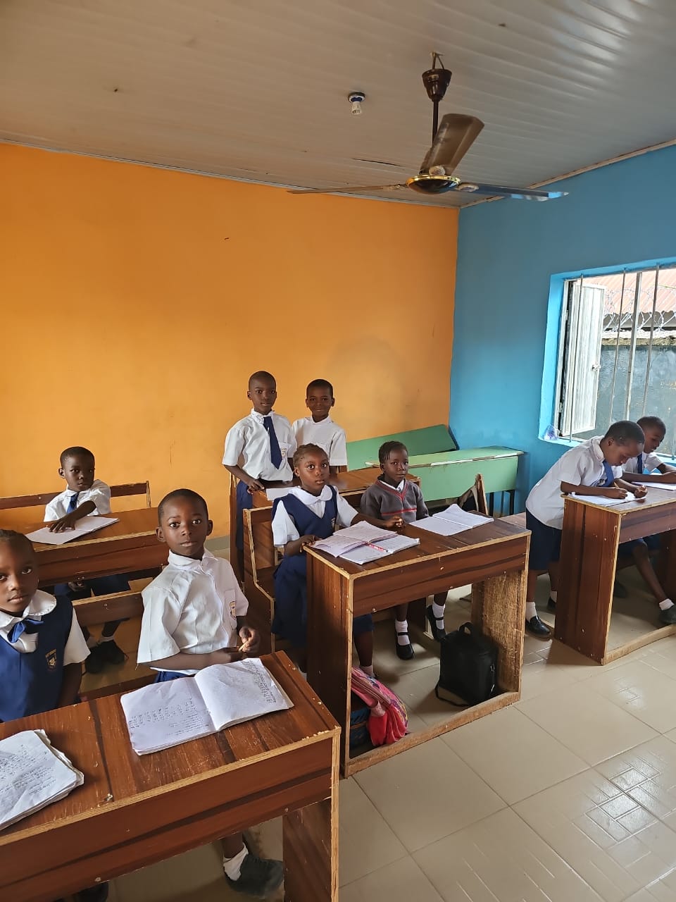 Students at Smart Beginners School